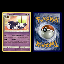 6x Meowstic Lot Espurr 45 Sun Moon Forbidden Light Pokemon Cards Collection Set - Image 3