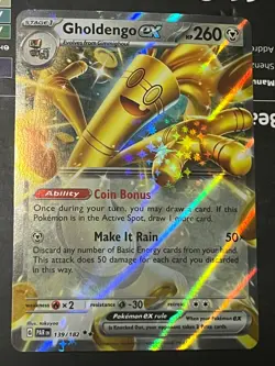 Gholdengo ex 139/182 - Double Rare - 2023 Pokemon Scarlet & Violet: Paradox Rift - Image 1