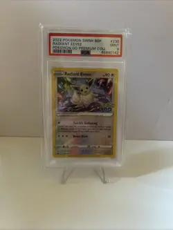 PSA 9 Pokemon Pokemon Go Black Star Promo #230 Radiant Eevee Promo - Image 1