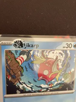 Magikarp 044/198 Large Printer Hickey Error Misprint Pokemon Card NM % - Image 2