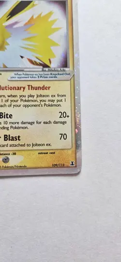 Jolteon Ex - 109/113 - Pokemon Delta Species Ultra Rare NM+ - Image 5