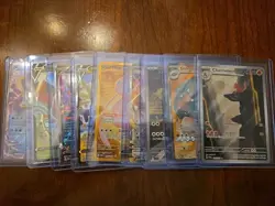 Pokemon 9 Card Lot All Raw Near Mint - Image 1