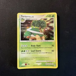 Pokemon TCG Torterra Holo Rare Card Diamond & Pearl 17/130 Light Play - Image 1