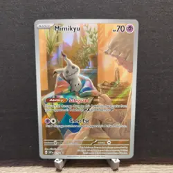 Pokemon TCG Mimikyu 075 Black Star Promo Paldean Fates Scarlet and Violet NM - Image 1