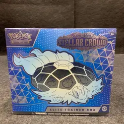 Pokemon Scarlet & Violet Stellar Crown Elite Trainer Box, Sealed Box is Worn - Image 1