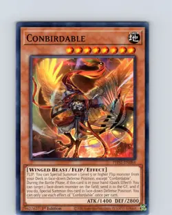 Yu-Gi-Oh TCG Conbirdable PHNI-EN084 1st Edition Common Card NM - Image 1