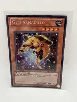 Yugioh - Gem-Armadillo HA05-EN005 1st Edition SECRET LP - Image 1
