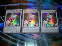 3x Cupsy Yummy Way 1st Edition Super Rare JUSH-EN019 Yu-Gi-Oh! - Image 1
