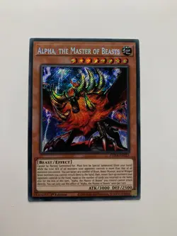 YuGiOh! 1st Edition - Alpha, The Master of Beasts (PHRA-EN023). - Image 1