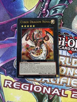 (YBL) Yu-Gi-Oh! Cyber Dragon Nova SDCR-EN038 1st Edition Ultra Rare LP - Image 1