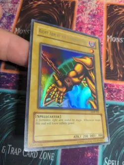 Yu-Gi-Oh! Right Arm of the Forbidden One LOB-122 OG Unlimited Ultra NM Faded - Image 2