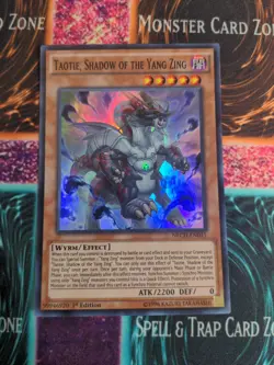 Yu-Gi-Oh! Taotie, Shadow of the Yang Zing NECH-EN031 1st Edition Super Rare NM - Image 1