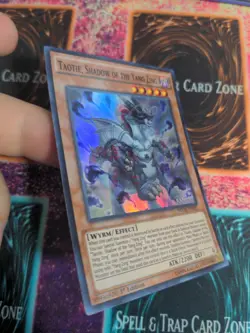 Yu-Gi-Oh! Taotie, Shadow of the Yang Zing NECH-EN031 1st Edition Super Rare NM - Image 2