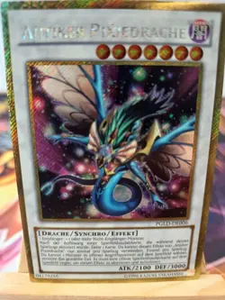Antique Pixie Dragon PGLD-EN006 Gold Secret Rare German NM YUGIOH - Image 1