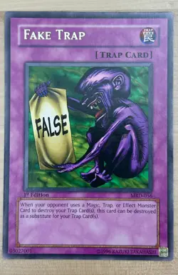 Yu-Gi-Oh! Fake Trap MRD-056 Metal Raiders-1st Edition - Image 1