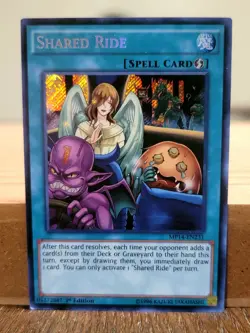 Yu-Gi-Oh! Shared Ride - 1st Edition Spell Card - MP14-EN231 - Secret Rare - Image 1