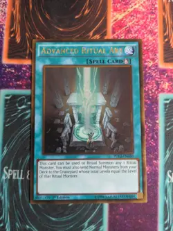 Yu-Gi-Oh! Advanced Ritual Art PGL2-EN050 1st Edition Gold Rare NM - Image 1