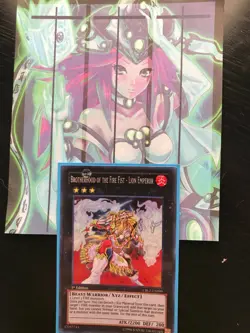 Yugioh 1x Brotherhood of the Fire Fist - Lion Emperor CBLZ-EN099 Super 1st (M) - Image 1