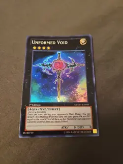 Unformed Void NUMH-EN049 - Super Rare Yugioh! B - Image 1