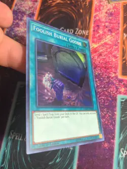 Yu-Gi-Oh! Foolish Burial Goods DASA-EN058 1st Edition Super Rare NM a1/ - Image 2