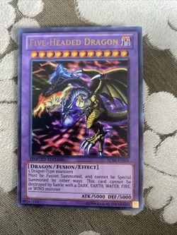 Five-Headed Dragon LC03-EN004 Ultra Rare Limited Edition Medium Play Yugioh TCG - Image 1