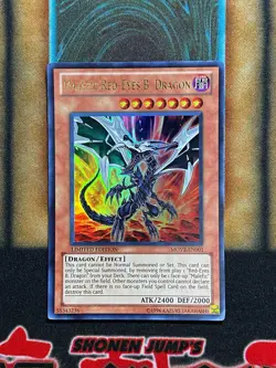 Yugioh Malefic Red-Eyes B. Dragon MOV2-EN001 Ultra Rare Limited Edition MP - Image 1