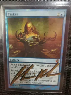 MTG FOIL TINKER SHADOW SIGNED BY ARTIST - Image 1
