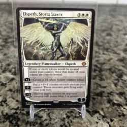 MTG Elspeth, Storm Slayer NM-Mint Tarkir: Dragonstorm - Image 1