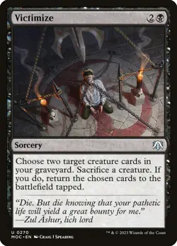 MTG Victimize ** March of the Machine Commander ** English (NM) - Image 1