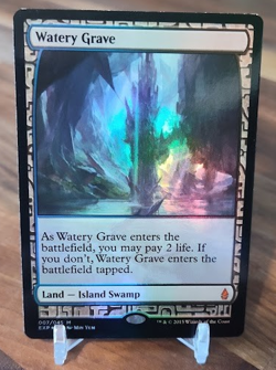 MTG FOIL Watery Grave Zendikar Expeditions NM MINT Magic the Gathering Card - Image 1