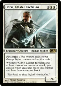 MTG x4 Odric, Master Tactician Core Set 2013 RARE Magic the Gathering NM/M - Image 1