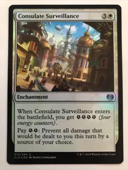 MTG Kaladesh Consulate Surveillance Foil 010/264 NM - Image 1