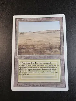 Savannah MTG Magic the Gathering Dual Land Revised 1994 - Image 1