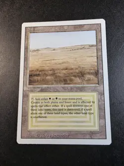 Savannah MTG Magic the Gathering Dual Land Revised 1994 - Image 1