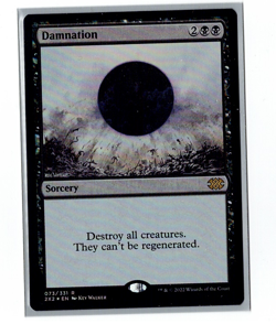 MTG 2022 Double Masters Damnation Foil - Image 1