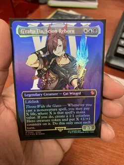 G'raha Tia, Scion Reborn (Borderless) Commander: Final Fantasy Foil - Image 1