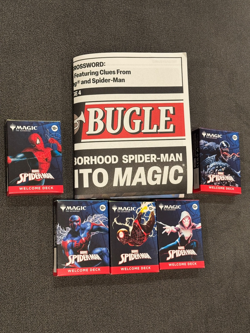 SDCC 2025 Magic The Gathering Spider-Man Complete Welcome Deck Set + Newspaper - Image 2