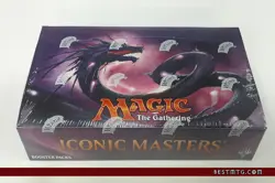 MTG Iconic Masters Booster Box Factory Sealed English - Image 1