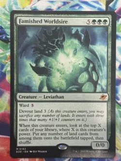Famished Worldsire Edge of Eternities Regular NM 0182 - Image 1