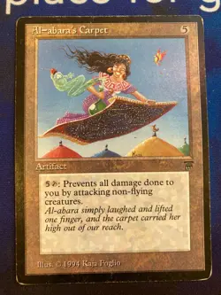 MTG Al-Abara's Carpet Legends Moderately Played Magic the Gathering - Image 1