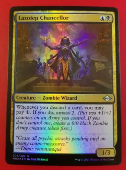 1x Lazotep Chancellor | FOIL | Modern Horizons 2 | MTG Magic Cards - Image 1