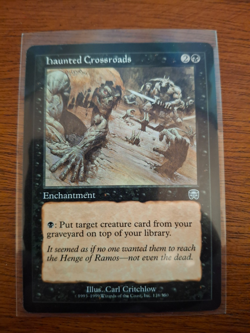Magic The Gathering Mercadian Masques Haunted Crossroads #138/350 - Image 1