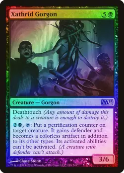 Xathrid Gorgon FOIL Magic 2013 / M13 PLD Black Rare MAGIC MTG CARD ABUGames - Image 1