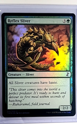 2020 MTG Magic The Gathering TSR Time Spiral Remastered Foil #226 Reflex Sliver - Image 1