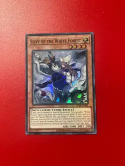 Yugioh Silvy Of The White Forest OP28-EN005 Super Rare - Image 1