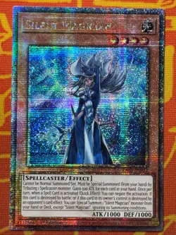 YUGIOH SILENT MAGICIAN QUARTER CENTURY SECRET RARE NM RA02-EN012 - Image 1