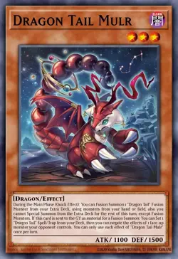 Dracotail Mululu Yu-Gi-Oh! JUSH-EN005 1st Collector's Rare PREORDER 31/07 - Image 1