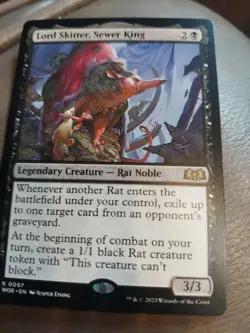Lord Skitter, Sewer King Wilds of Eldraine Regular - Image 1