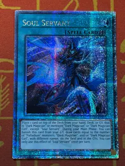 YUGIOH SOUL SERVANT QUARTER CENTURY SECRET RARE NM RA03-EN271 - Image 1