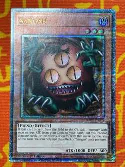 YUGIOH SANGAN QUARTER CENTURY SECRET RARE NEAR MINT RA03-EN089 - Image 1